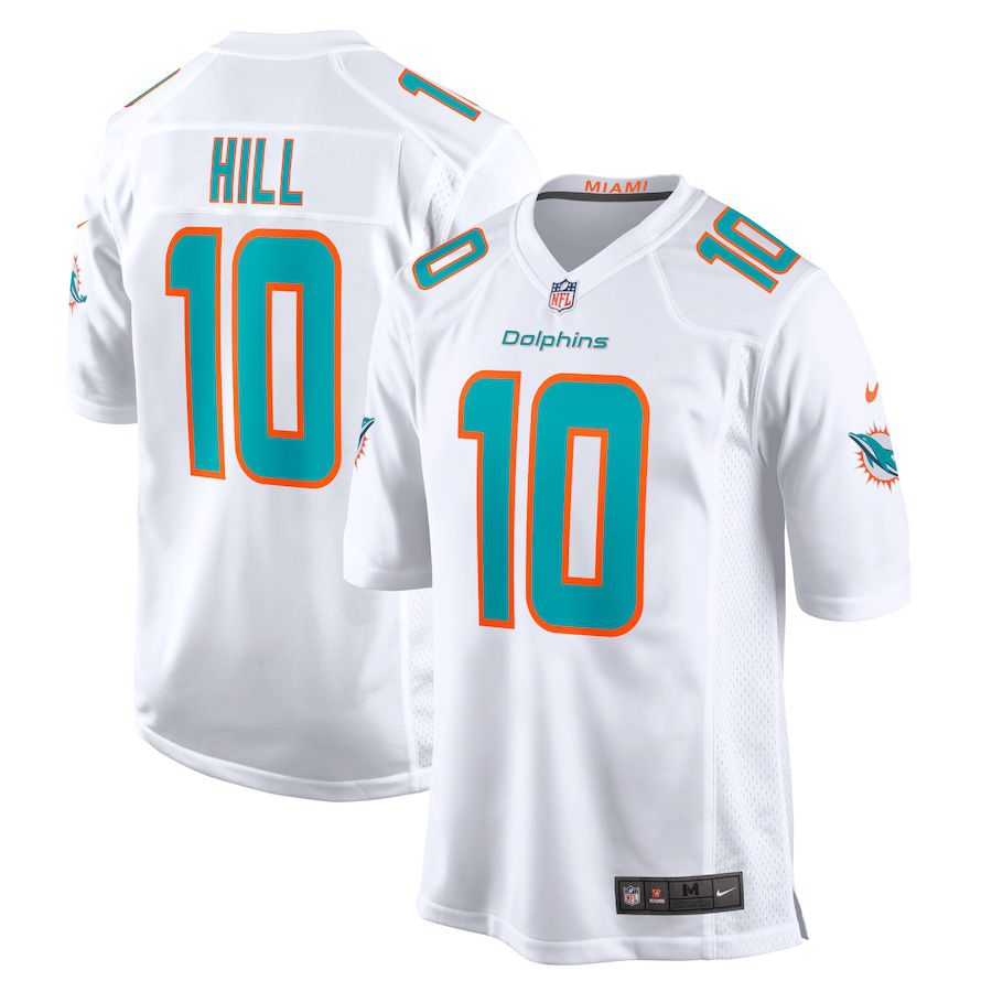 Men Miami Dolphins #10 Tyreek Hill Nike White Game NFL Jersey